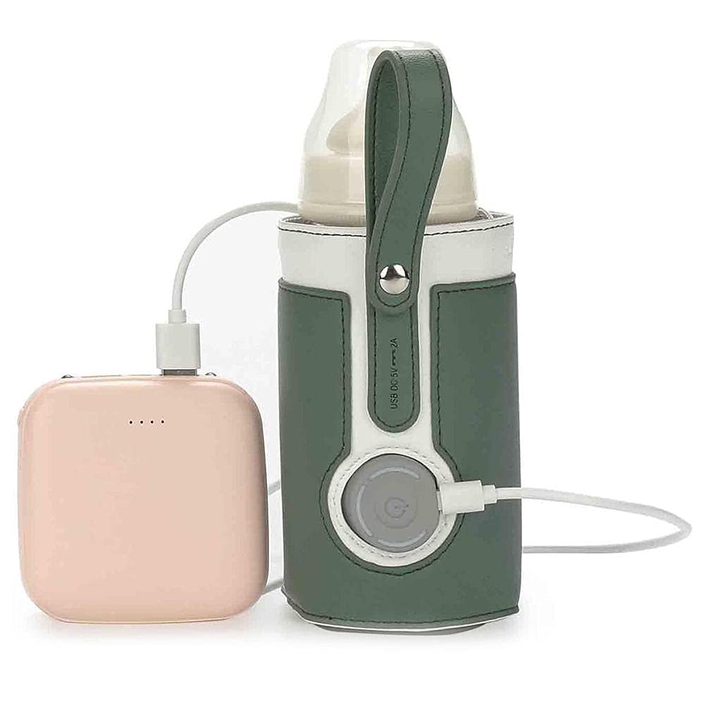 Flaschenwärmer-Tasche, 3-fach Temperaturverstellbar, Tragbarer Babyflaschenwärmer Zum Anschluss an M