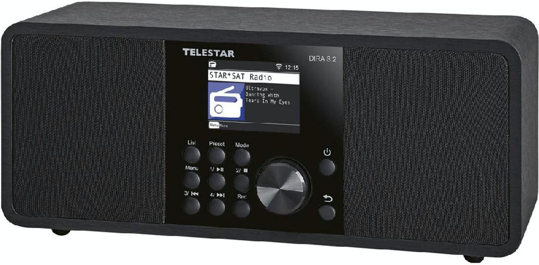 Telestar DIRA S 2 Multifunktions-Stereoradio Digiradio, Hybridradio, DAB+/UKW Stereo Schwarz, Stereo