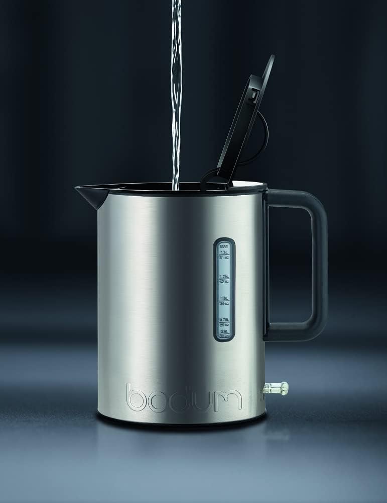 Bodum 5500-57EURO-2 IBIS Vorratsdosen, Glass, 1.5 liters, Chrom matt 1, 5 Chrom