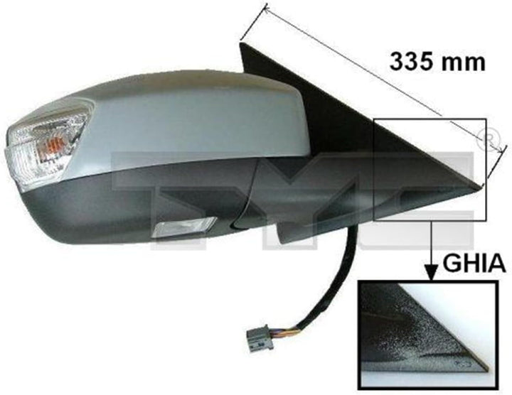 DAPA GmbH & Co. KG 3100119 Aussenspiegel Rechts