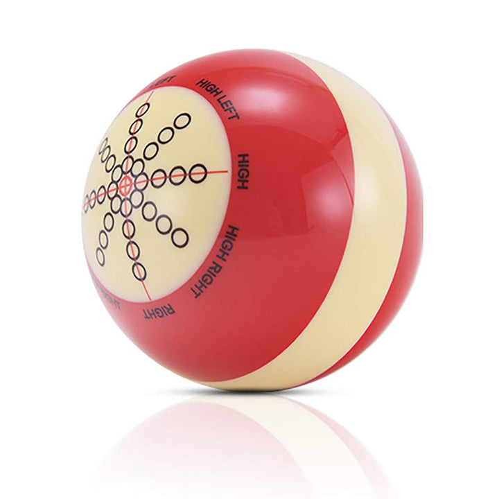 Batting Marked Red-White Pool Ball Billiard Training Ball 3#, 3#