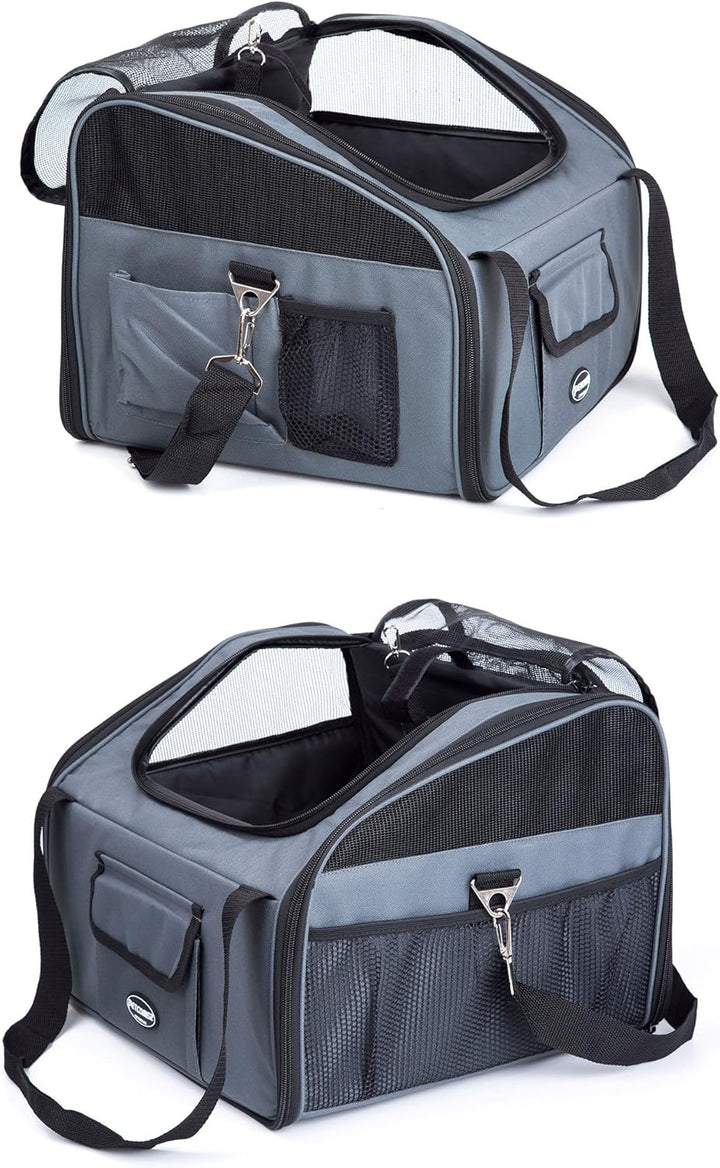 Autositz für Haustiere, faltbar, Transportbox für Hund/Katze