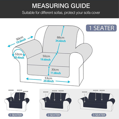 PETCUTE Sofaschoner 2 sitzer Couch überwurf couchbezug sofaüberzug Sofa Schutz Sofa Abdeckung 3 sitz