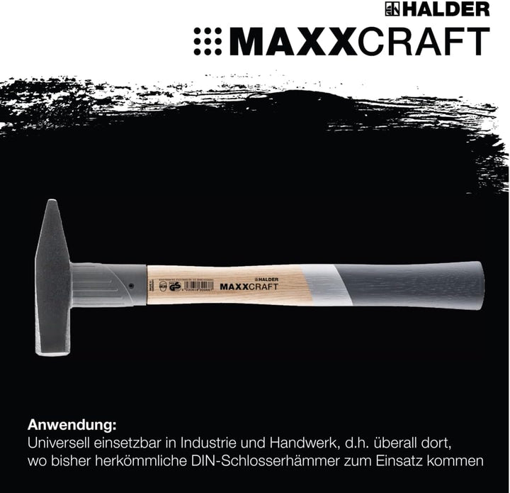 MAXXCRAFT 500, gemäss DIN 1041 | Bezeichnung=MAXXCRAFT 500 | 3666.005 MAXXCRAFT-Schlosserhammer ‒ ge