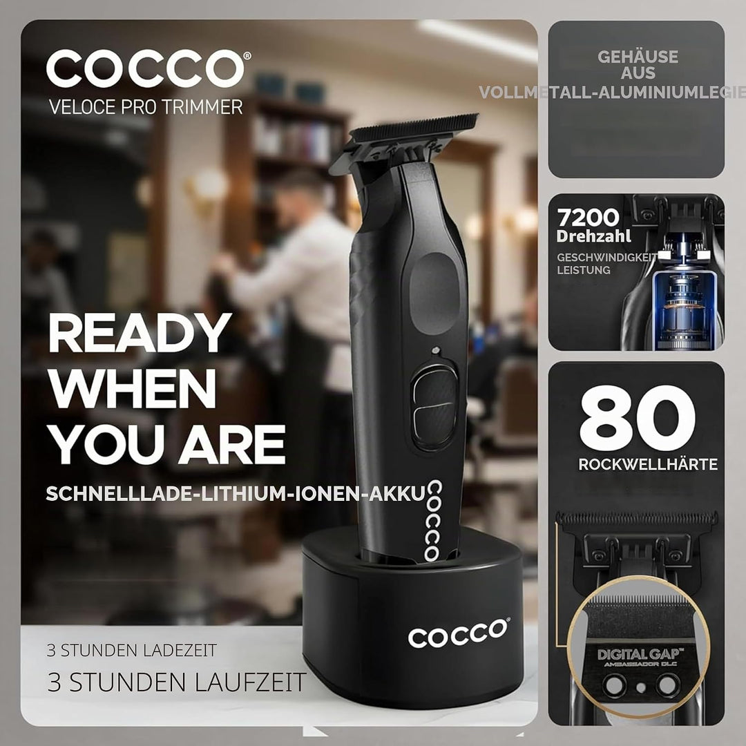 Cocco Veloce Pro Trimmer Matte Black - Trimmer