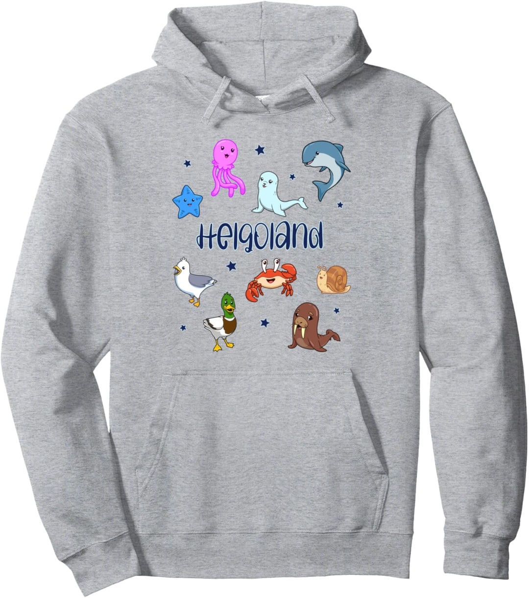 Tierwelt in Helgoland Pullover Hoodie