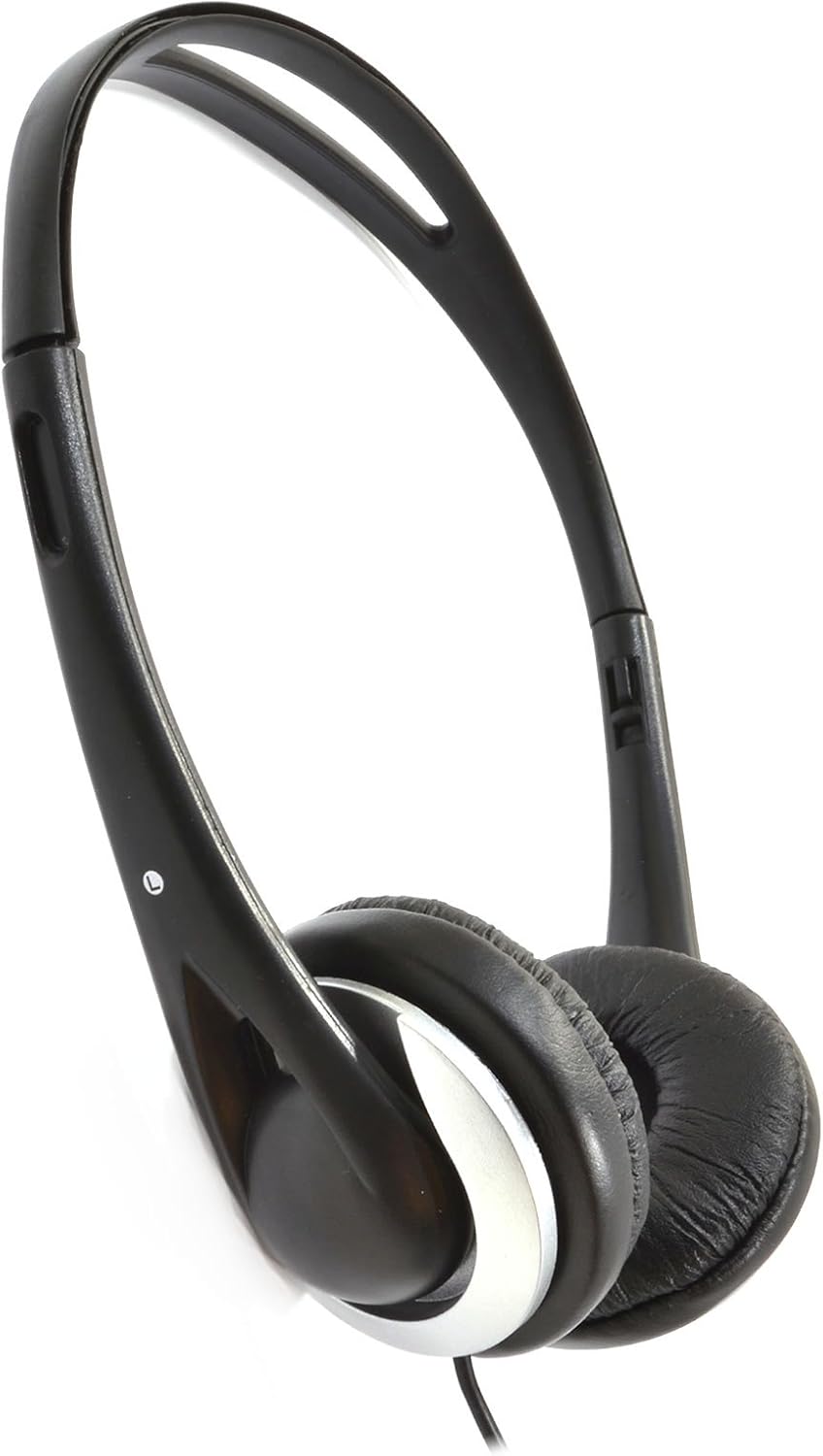 kenable Stereo/Mono Super Bass Klingen Gepolsterte TV Kopfhörer - Lange 6 m Kabel [6 Meter]