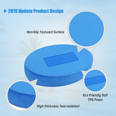5BILLION Balance Pad - Oval - Übungspad & Schaum Balance Trainer - Wobble Kissen für physikalische T