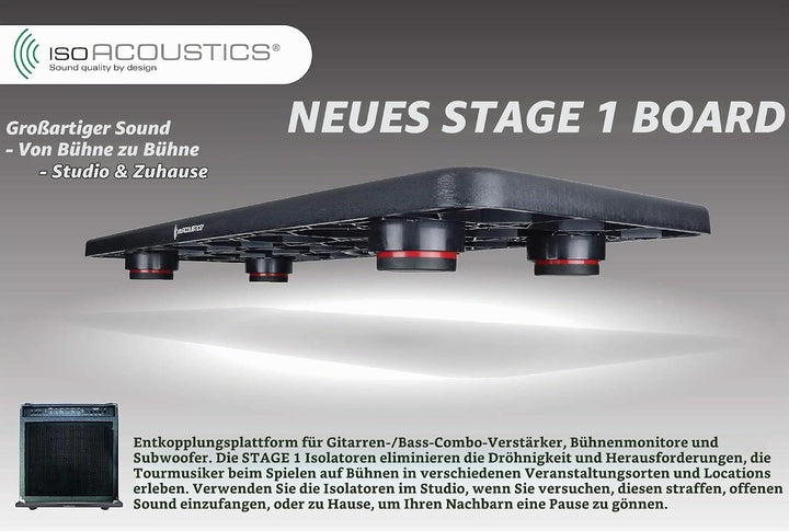 ISOACOUSTICS - stage audio - Tragbare Isolationsplattform Einheitsgrösse, Einheitsgrösse