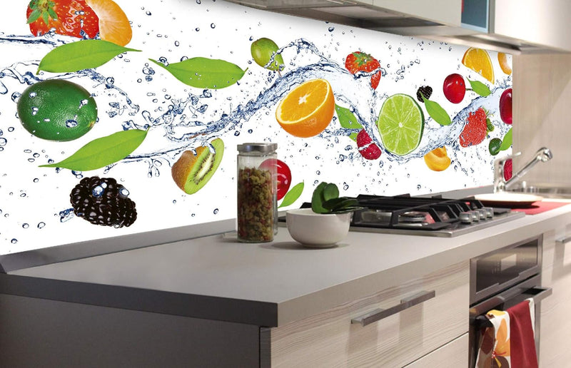 DIMEX Küchenrückwand Folie selbstklebend Obst | Klebefolie - Dekofolie - Spritzschutz für Küche | Pr