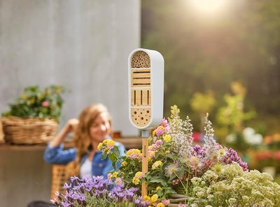 Gardena ClickUp! Insektenhotel: Schutzgehäuse für Artenvielfalt, wetterfest, ganzjährig einsetzbar,