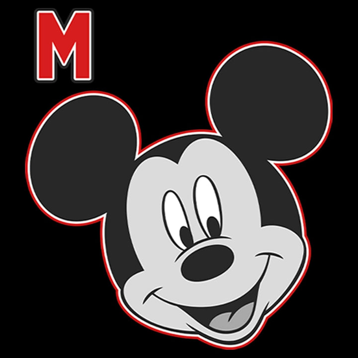 Disney Mickey Classic - Letter Mickey YTH Hoodie Black 5/6