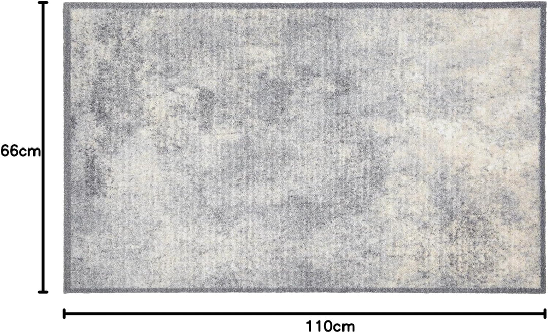 Astra rutschfeste Sauberlaufmatte innen - Sweet Home Kranz 66 x 110 cm - Wohnraum Fussmatte Design -