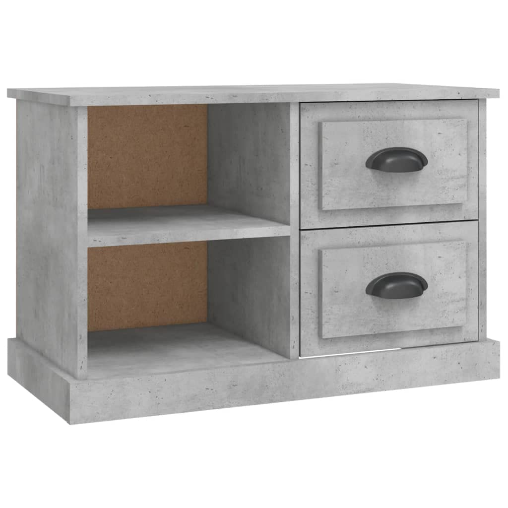 vidaXL TV Schrank, Fernsehtisch mit 2 Schubladen 2 Fächern, Fernsehschrank Lowboard für Wohnzimmer S