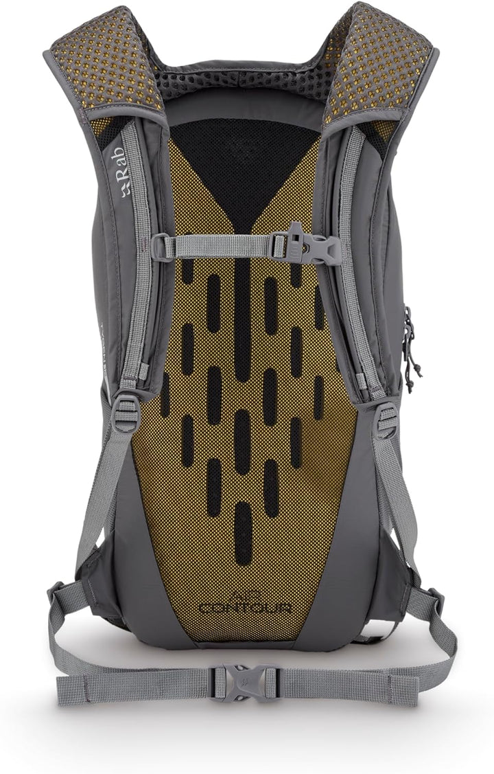 Rab Tygen Rucksack, leicht, atmungsaktiv, Tagesrucksack für Reisen, Wandern und Pendeln Graphen 12-L