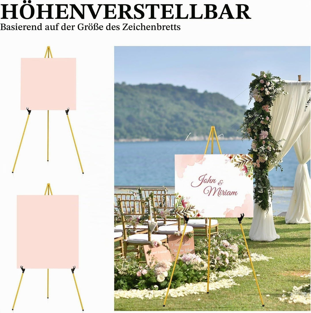 Künstler Staffelei Stand, ISFORU 160cm Verstellbares Stativ Tisch Kunst Leinwand Malerei Display, Ea