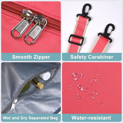 DMluna wasserdichter Reise-Seesack - Tragetasche, Sporttasche, Schultertasche - Wochenendtasche für
