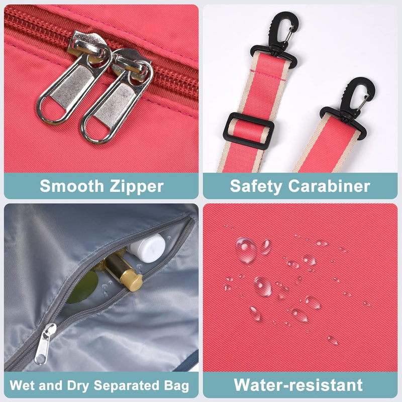 DMluna wasserdichter Reise-Seesack - Tragetasche, Sporttasche, Schultertasche - Wochenendtasche für