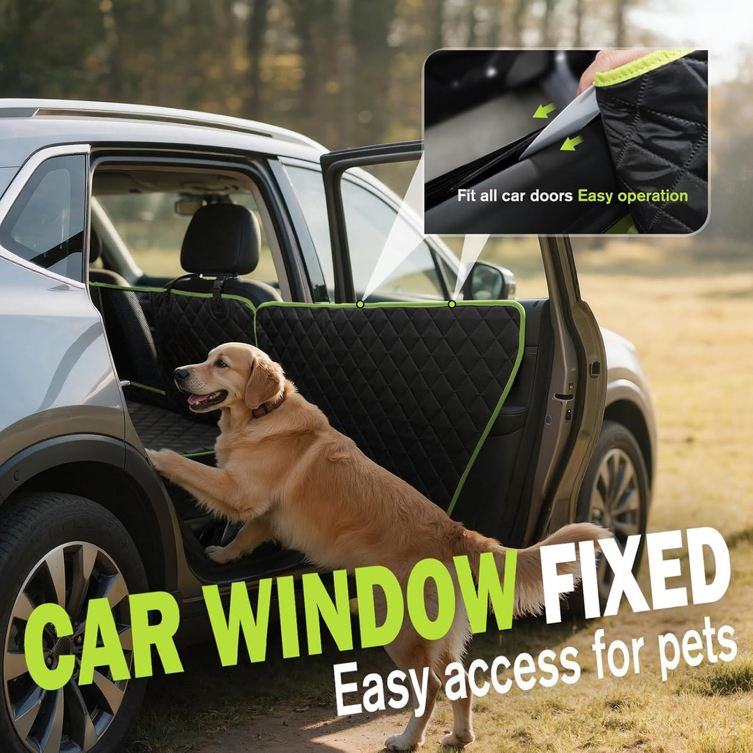 pecute Hundedecke Auto Rückbank mit Harter Unterseite 136 * 60 cm, 2025 Hunde Autositz Rückbank, Mob