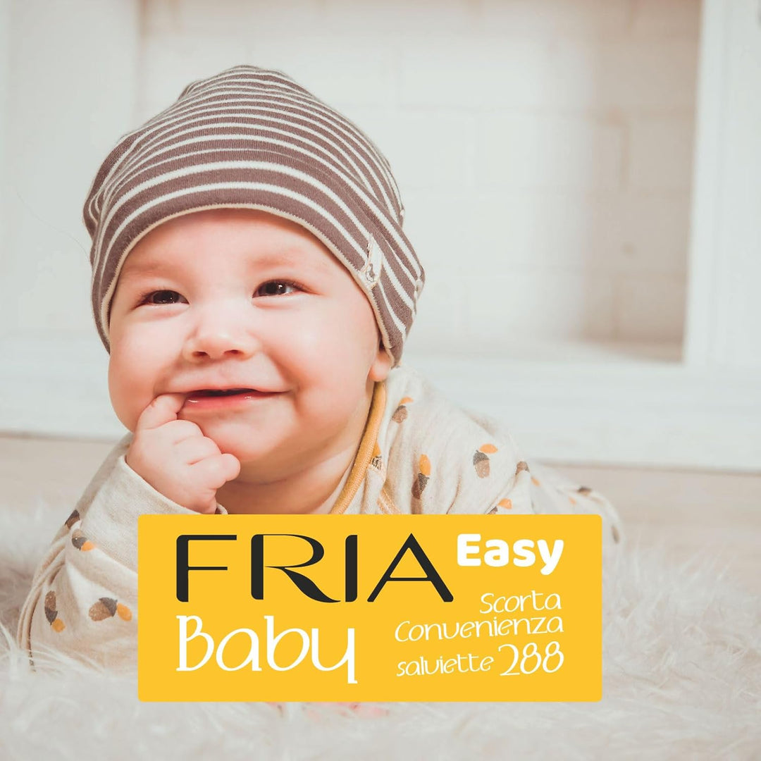 Fria Easy Baby Windelwechseltücher, mit Aloe Vera und Honigextrakt mit hautbefeuchtender Wirkung, de