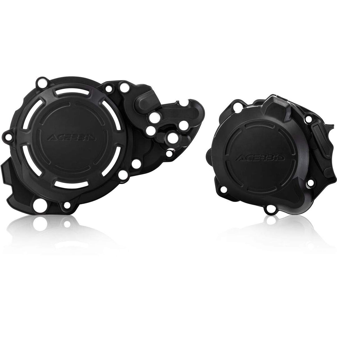 ACERBIS 0023763.090 Coppia Copricarter Laterali X-Power Passend für Beta RR 2T 300 2018 Nero, Unisex