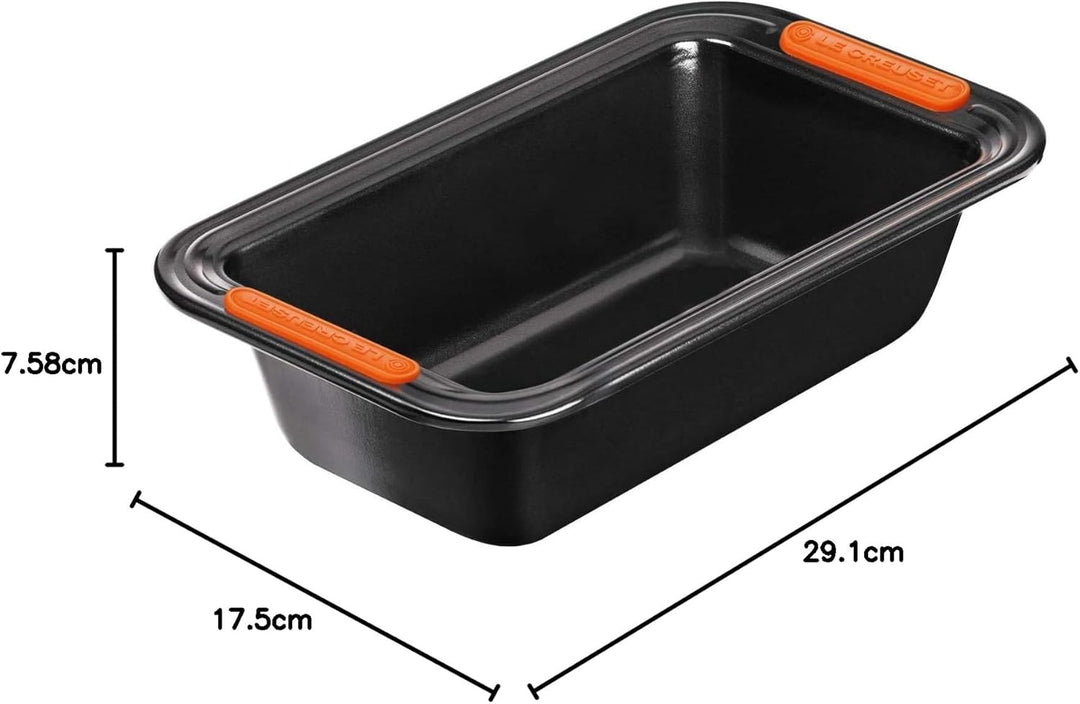 Le Creuset Antihaft Kastenform, Rechteckig, 23,5 x 13,5 cm, Sauerteigbeständig, Aus Karbonstahl gefe