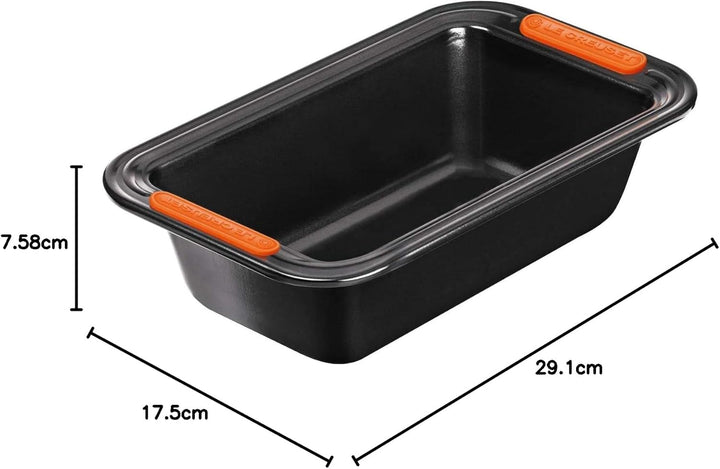 Le Creuset Antihaft Kastenform, Rechteckig, 23,5 x 13,5 cm, Sauerteigbeständig, Aus Karbonstahl gefe