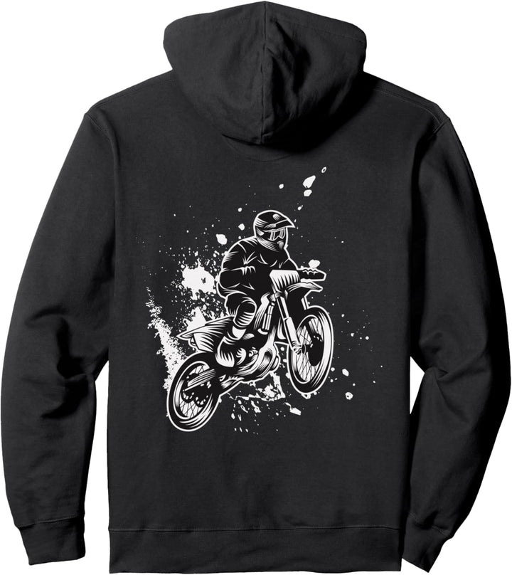 Motocross Motorrad Biker Motorsport Pullover Hoodie