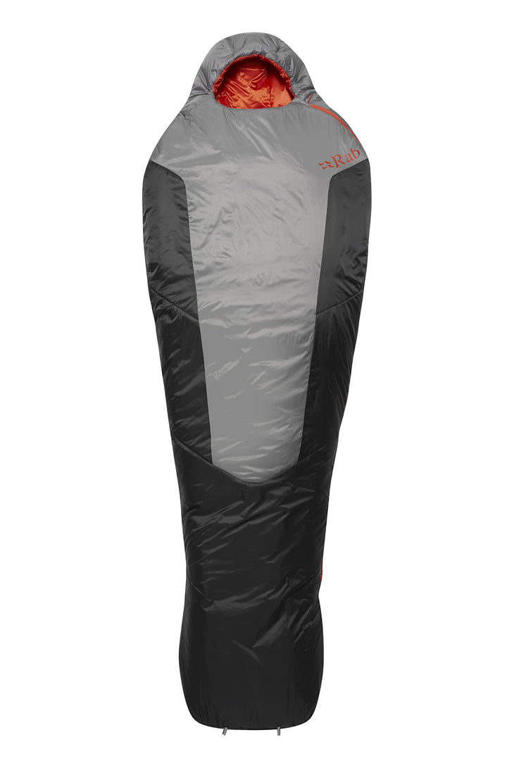 Rab Solar Ultra 2 Schlafsack Camping granite 25 Degree, Long, Left Zip, granite 25 Degree, Long, Lef