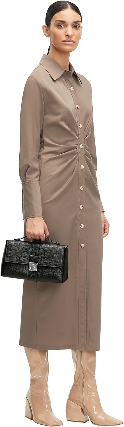 Liebeskind Damen Sade Pebble Crossbody M Schwarz, Schwarz