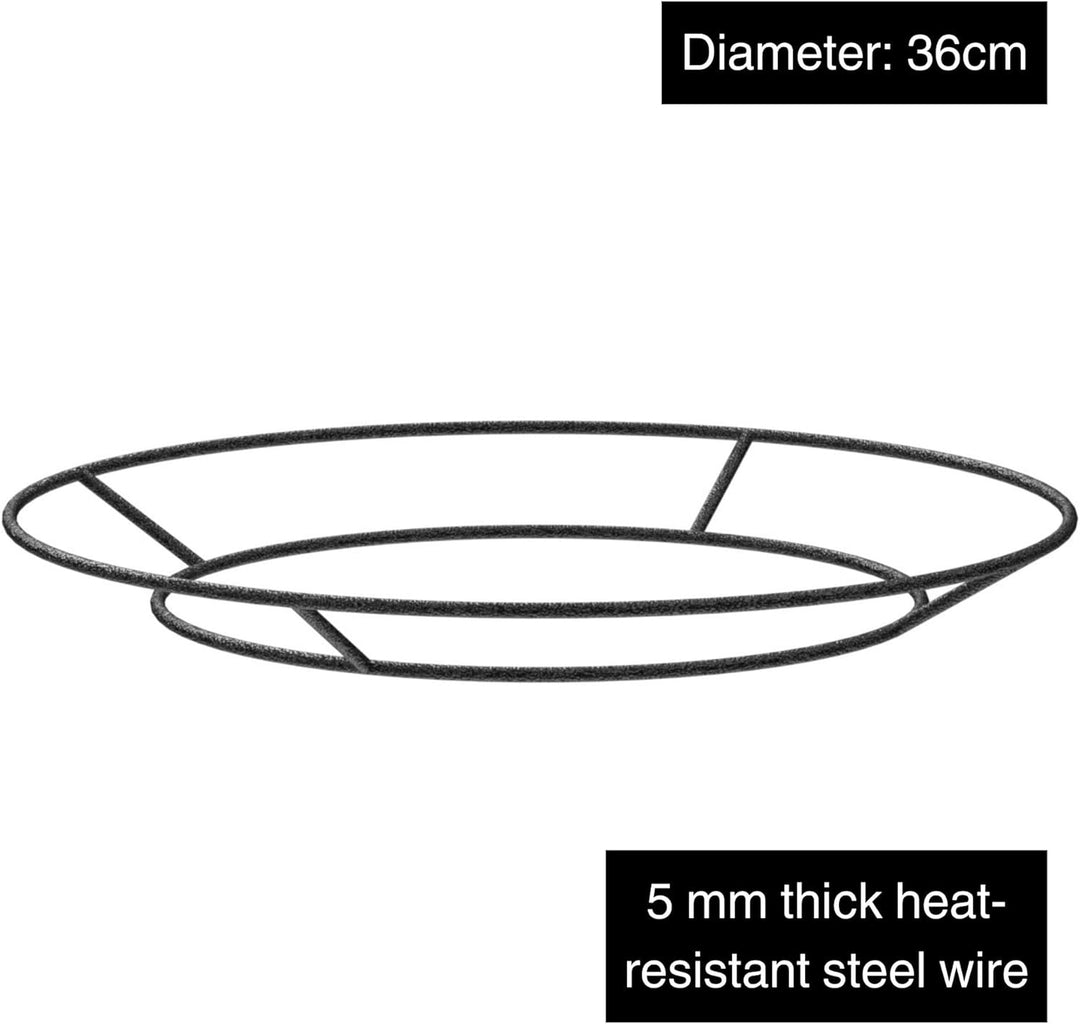 Barbecook Wok- und Dutch-Ofen-Halter Dynamic Centre mit 36 cm Durchmesser aus hitzebeständigem Stahl