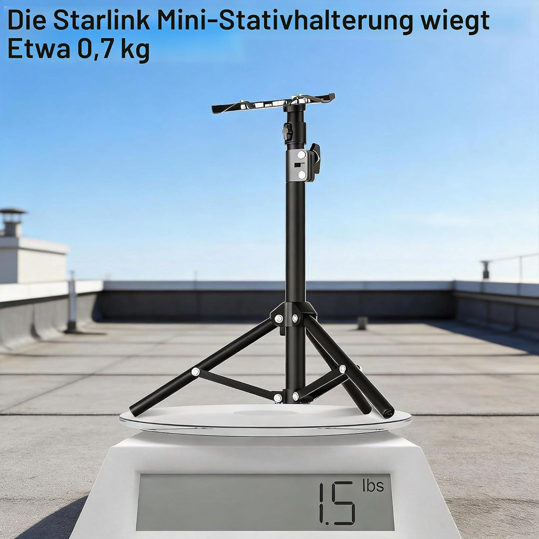 Starlink Mini Tripod Mount, Adjustable Heavy-Duty Stand Mount,Starlink Internet Kit Satellite Pole M