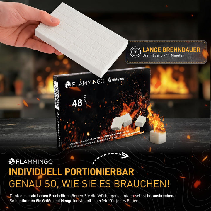 BELKO 1152x Anzündwürfel Kaminanzünder Kohle-Anzünder BBQ-Grillanzünder Ofenanzünder (Ofen-anzünder,