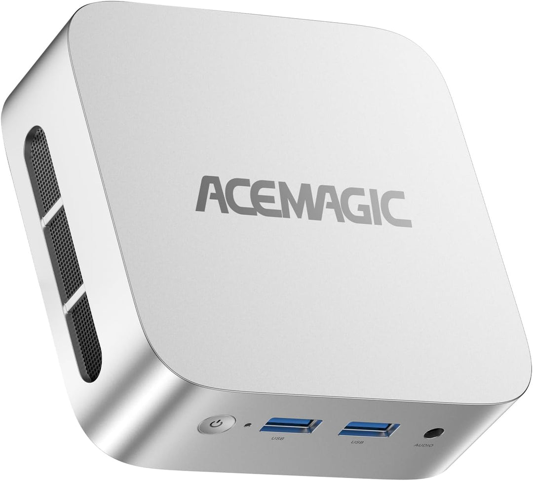 ACEMAGICIAN Mini PC W indows 11 Pro, Alder Lake N100 (bis zu 3,4 GHz), 16GB LPDDR5 512GB SSD Micro D