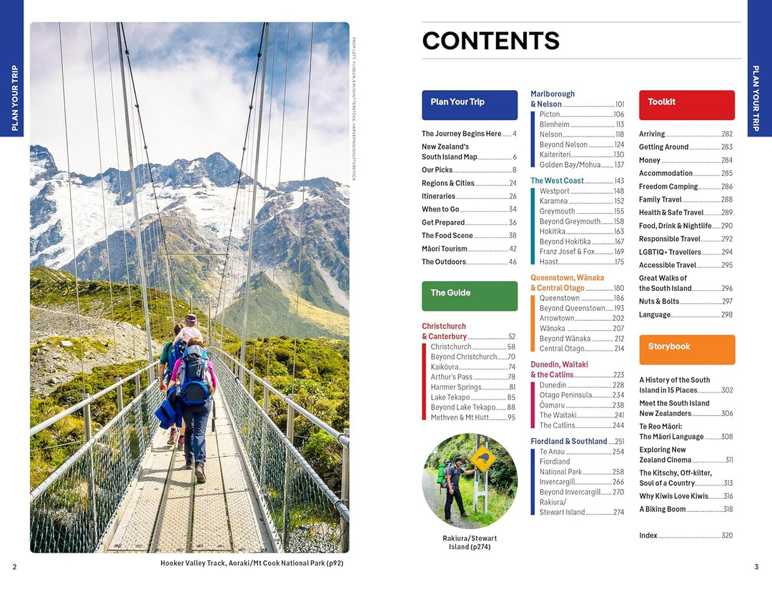 Lonely Planet New Zealand's South Island (Travel Guide), Taschenbuch