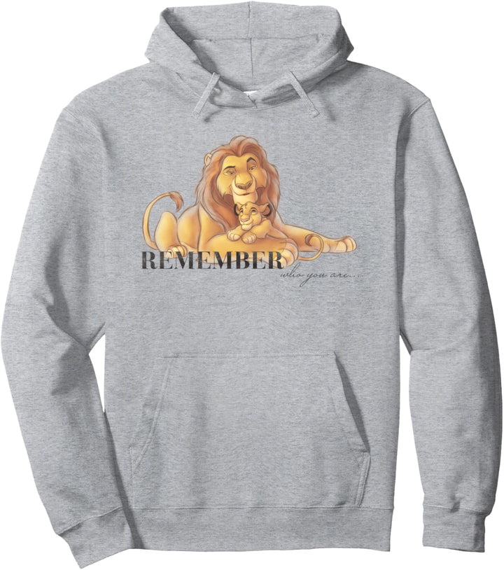 Disney 100 Anniversary The Lion King D100 Quote Remember Pullover Hoodie