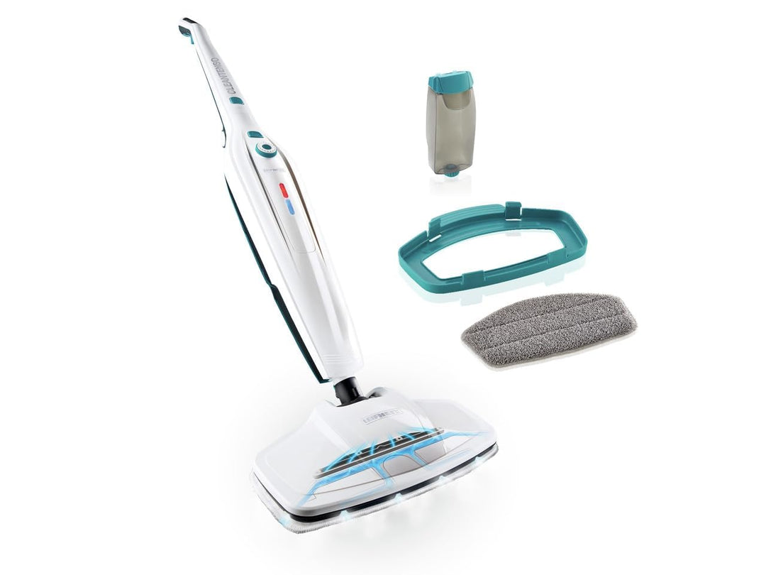 Leifheit Dampfreiniger CleanTenso mit heissem Wasserdampf gegen Bakterien, Dampfmop mit kurzer Aufhe
