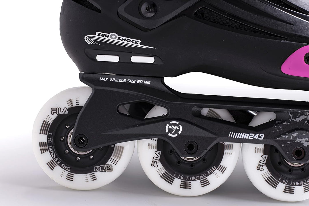 FILA Nrk Fun Inline Skate 4 Schwarz, 4 Schwarz