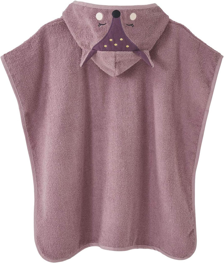 Vertbaudet Bade-Poncho,Reh, Reh-Kostüm 98-116 Violett, 98-116 Violett