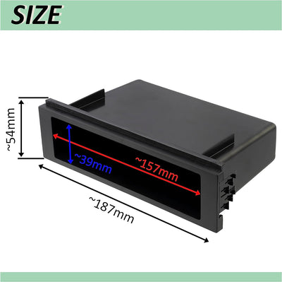 AERZETIX - C19832 - Rahmen/frontplatte/Adapter 2 DIN für autoradio - Form/Abdeckung aus Kunststoff -