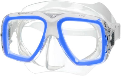 Mares Erwachsene Maske plus Schnorchel Set Ray Blue/White/Clear, Blue/White/Clear