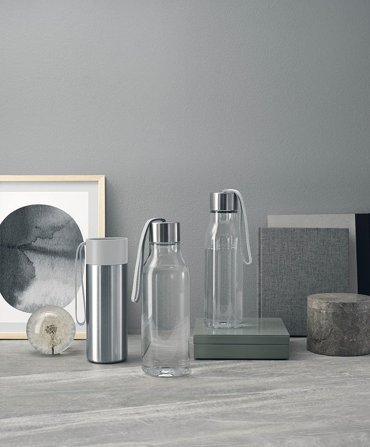 EVA SOLO | Trinkflasche 0,5l Marble grey | Aus schlagfestem, BPA-freiem Kunststoff | Marble Grau, Ma
