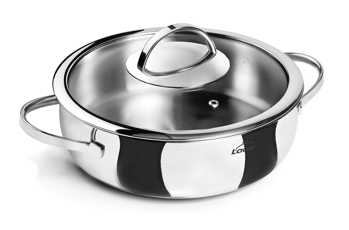 Lacor 79624 Pfanne mit Deckel Belly 24 cm