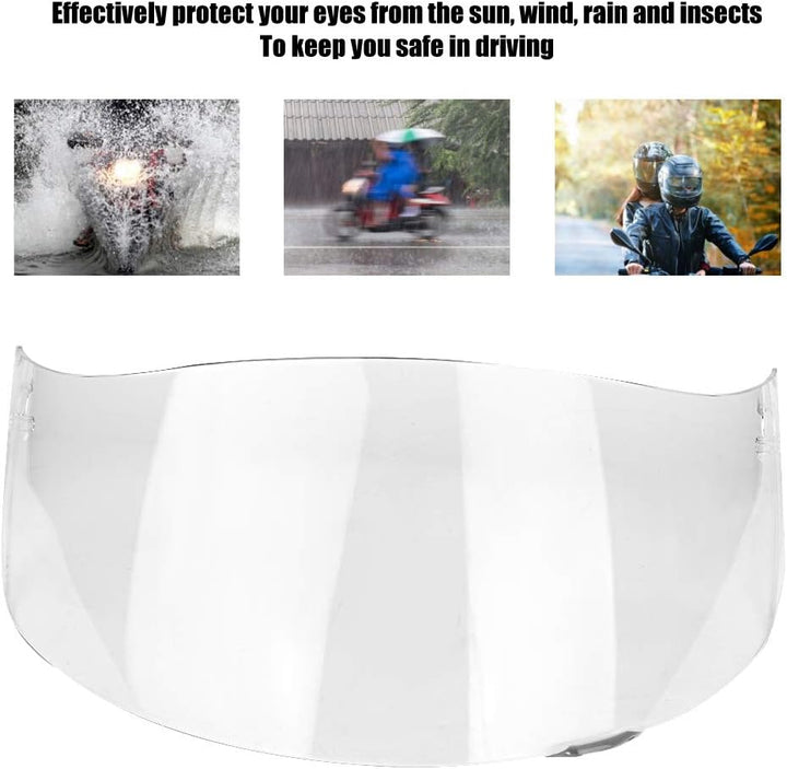 1 * Helmlinsenvisier,Helmlinsenvisier, Motorrad Windschutz Helmlinsenvisier Vollgesichtsanpassung fü