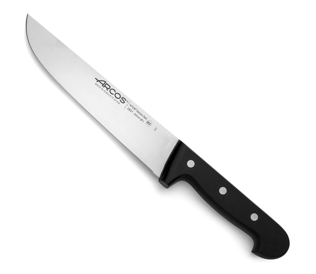 Arcos Serie Universal - Metzgermesser - Klinge Nitrum Edelstahl 200 mm - HandGriff Polyoxymethylen (