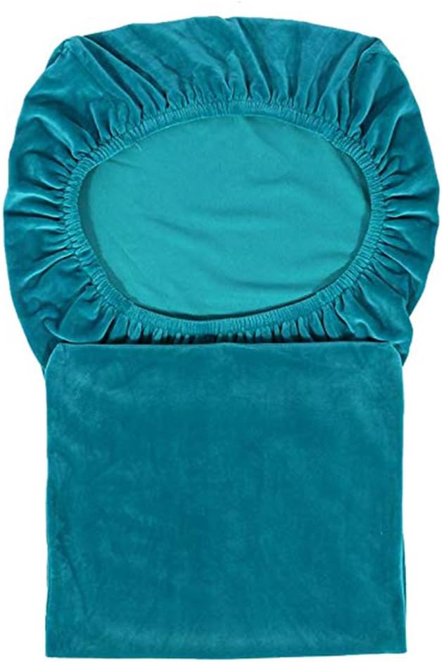 Homaxy Velvet Stuhlhussen 4er Set, Stretch Esszimmerstuhl Hussen, Spandex Plüsch Stuhlbezug Grosses