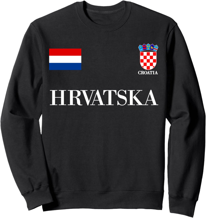 Hrvatska Croatia Flag Shirt Proud Croatian Coat Of Arms Gift Sweatshirt