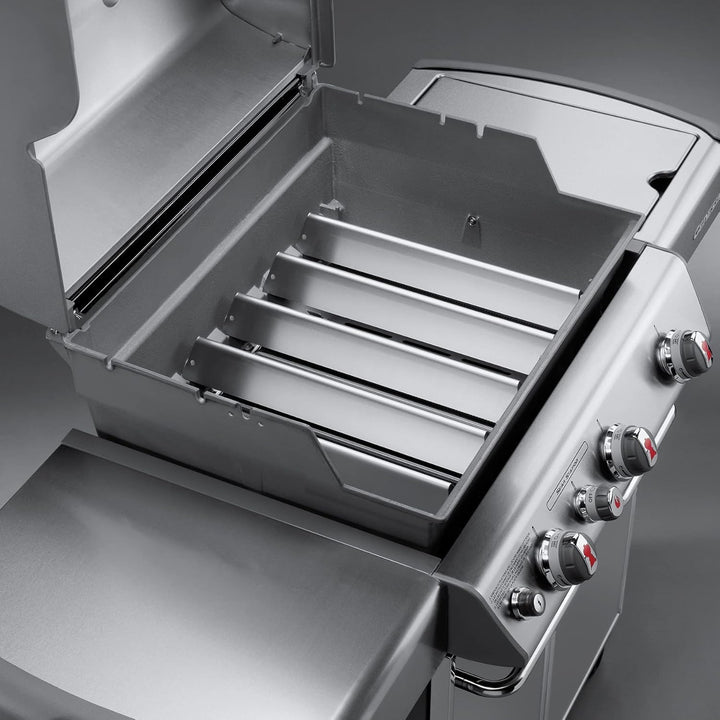 Weber 7620 Flavorizer Bars Genesis S Serie Edelstahl 5er Set, schwarz, 5.3 x 44.7 x 5.9 cm, 5.3 x 44
