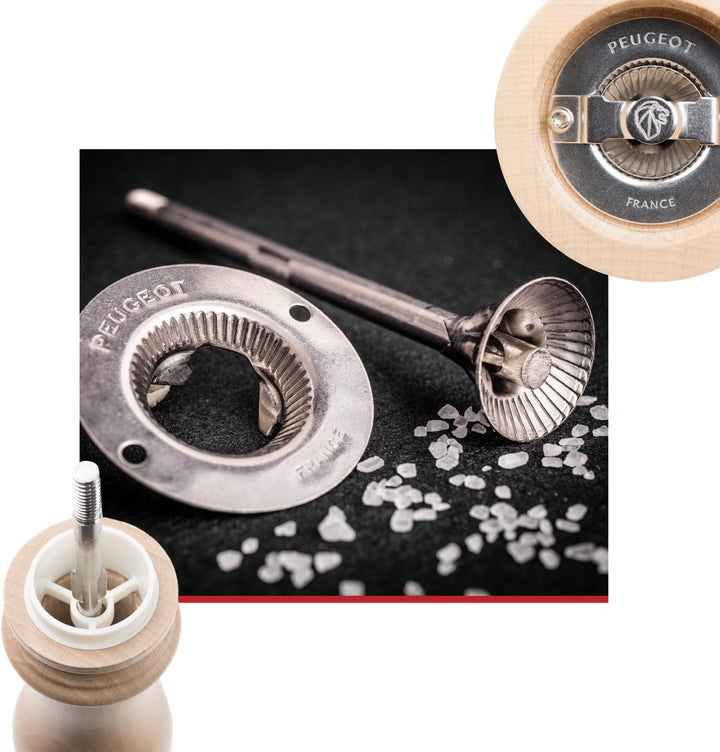 Peugeot Paris Manuelle Salzmühle, Klassische Mahlgradeinstellung, Höhe: 30 cm, Holz, Natur, 0870430/