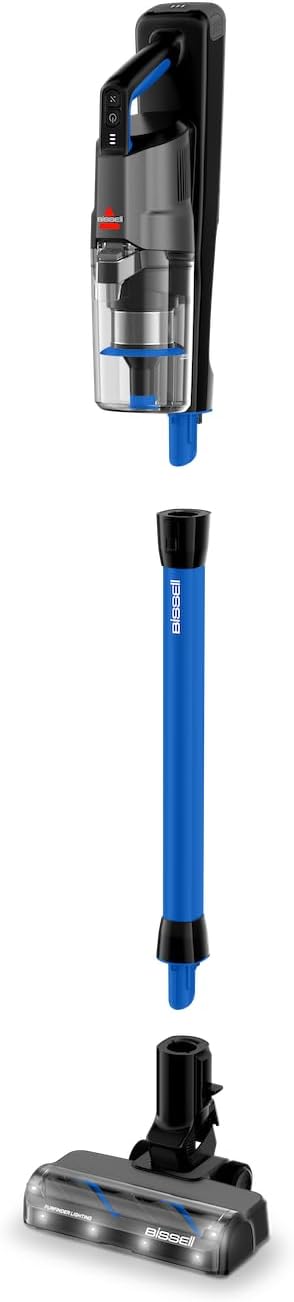 BISSELL PowerClean FurFinder, Akku Staubsauger, 200W Motor, FurFinder-Licht, nicht verheddernde Bürs